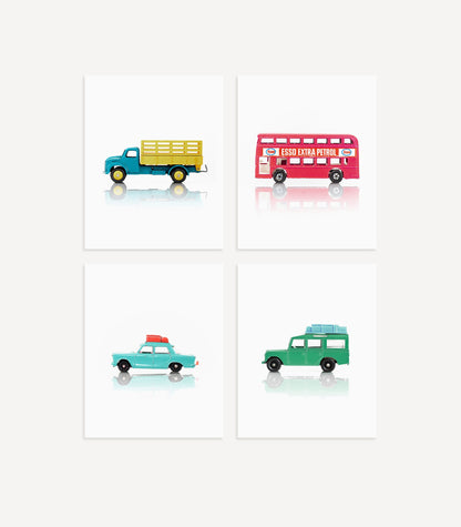Toy Cars Collection - Art Prints for Boy's Room