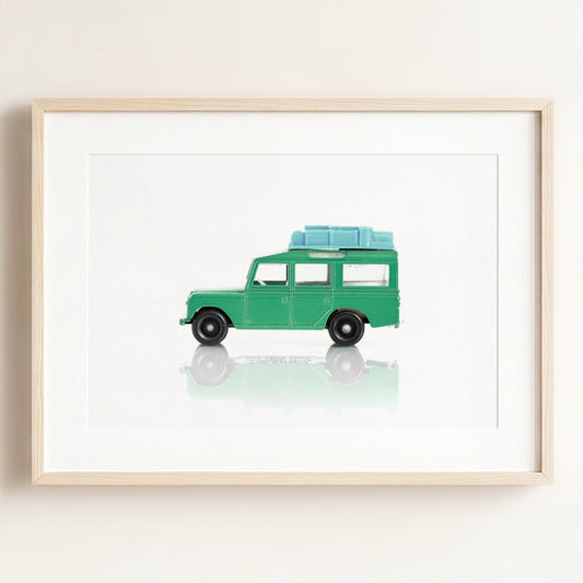 Toy Cars: Land Rover Art — Framed Art
