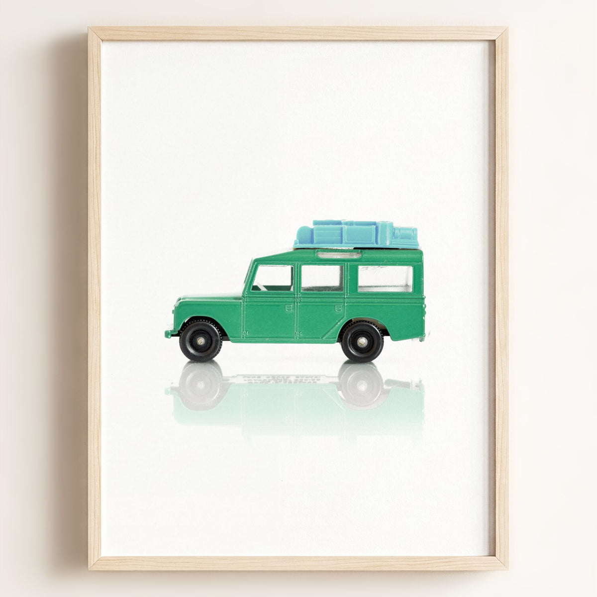 Toy Cars: Land Rover Art — Framed