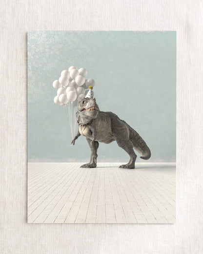 Tyrannosaurus Rex Party Animal Art Print