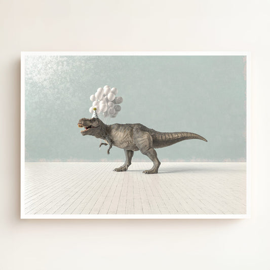 Tyrannosaurus Rex Party Animal Art Print