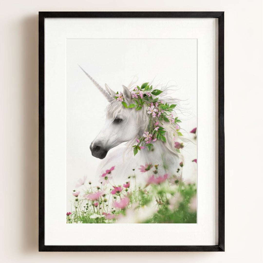Unicorn with Flower Crown