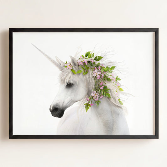 Unicorn with Flower Crown