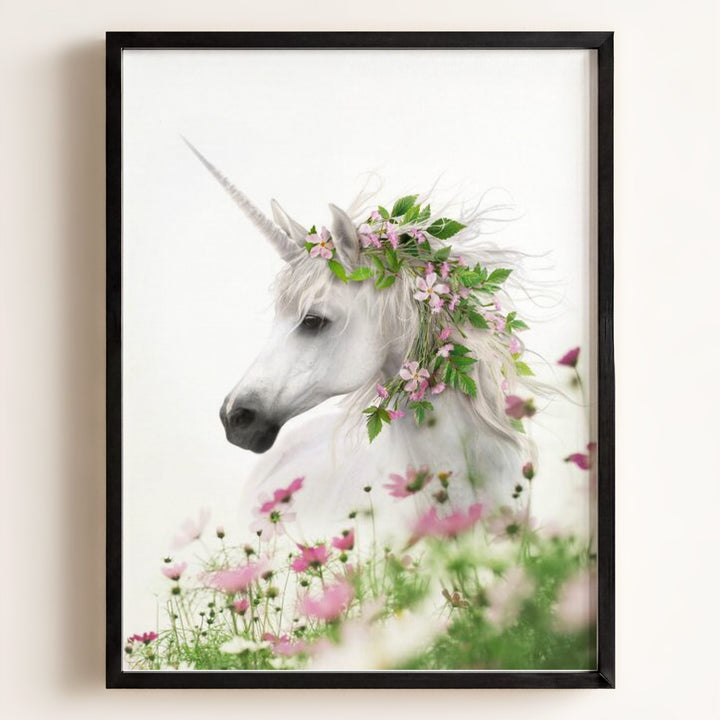 Unicorn with Flower Crown