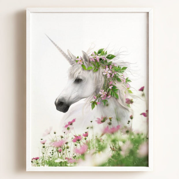 Unicorn with Flower Crown