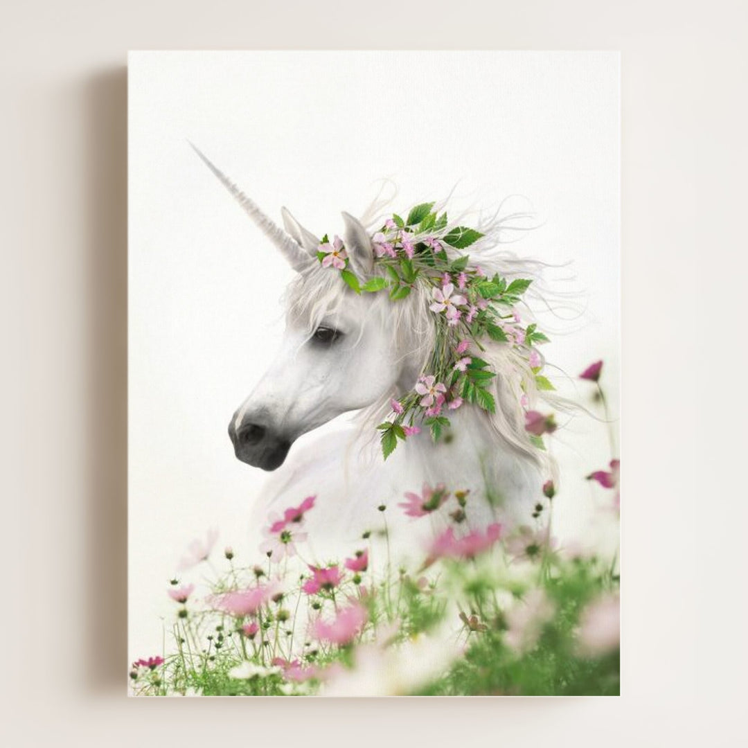 Unicorn with Flower Crown