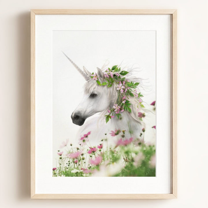 Unicorn with Flower Crown
