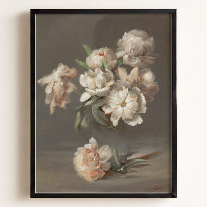Vintage Peonies Art Print