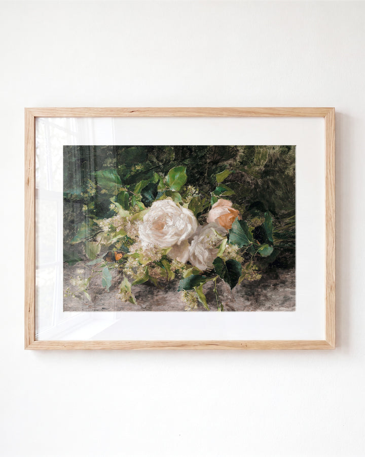 Vintage Roses Art Print