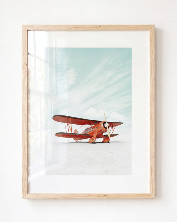 Waco Classic Airplane — Framed