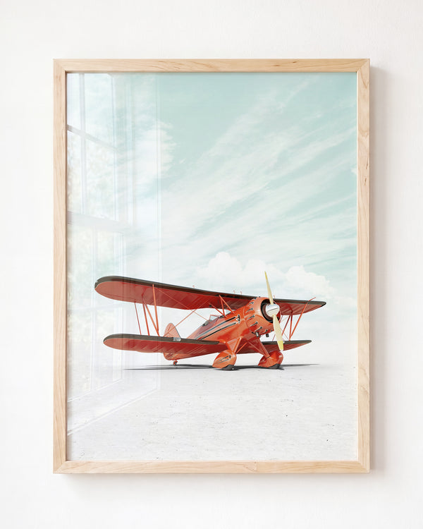 Waco Classic Airplane — Framed