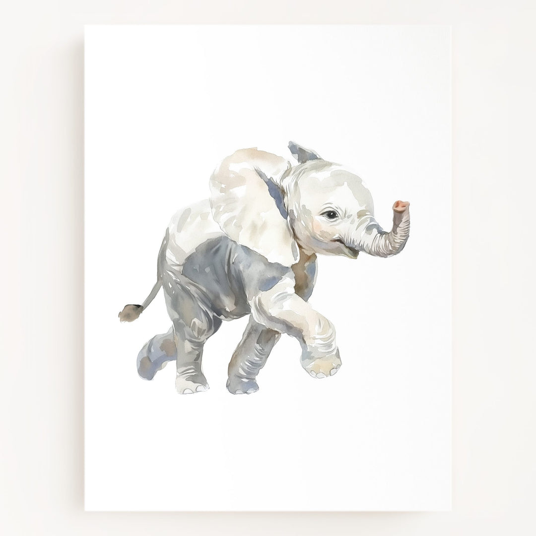 Keepsake Kingdom Watercolor Elephant Art Print