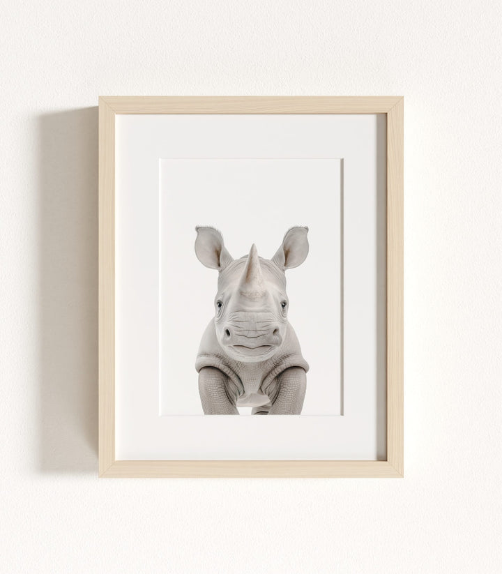 Baby Safari Animals Nursery Decor - African Animals Set of 6 Prints