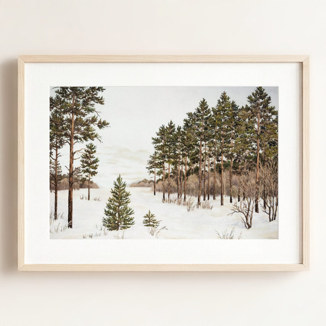 Winter Marsh Art Print