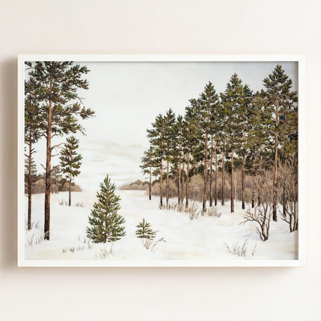 Winter Marsh Art Print