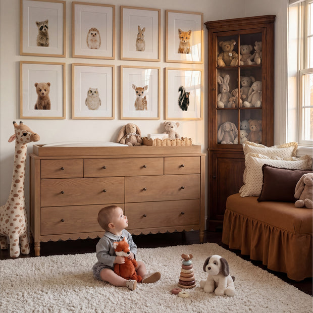 Woodland Animals Set of 8 Baby Animals Nursery Decor Art Prints