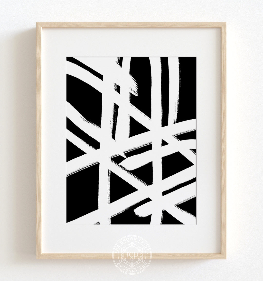 Abstract Paperclips - Black