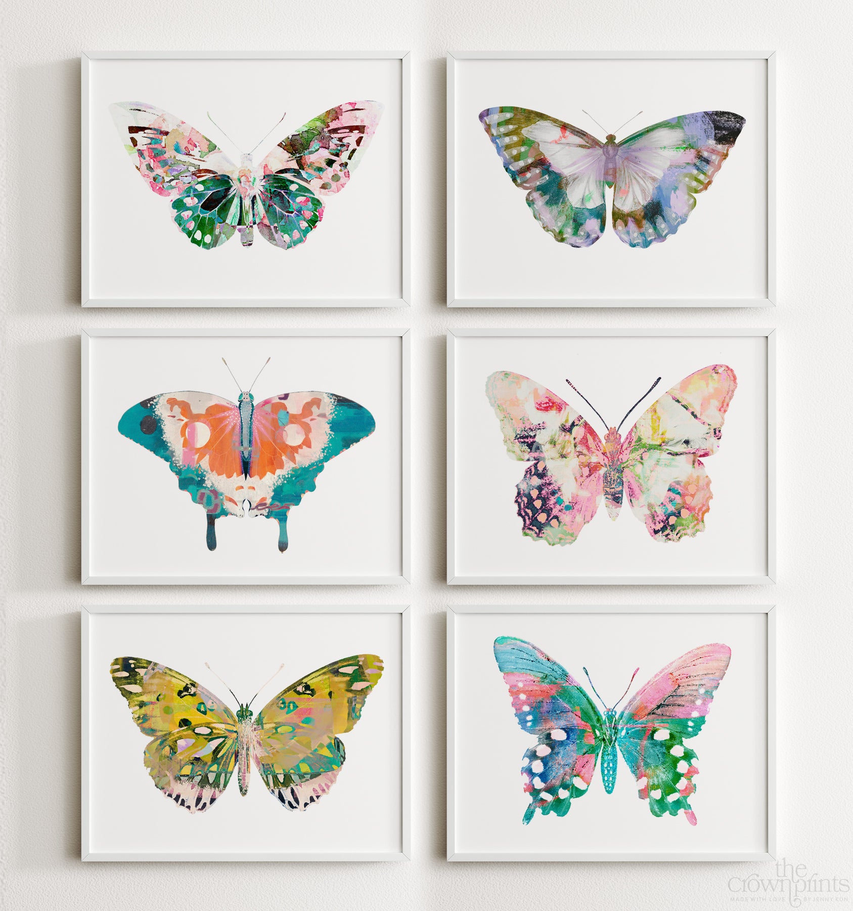 Butterfly Art Print No. 1 - The Crown Prints