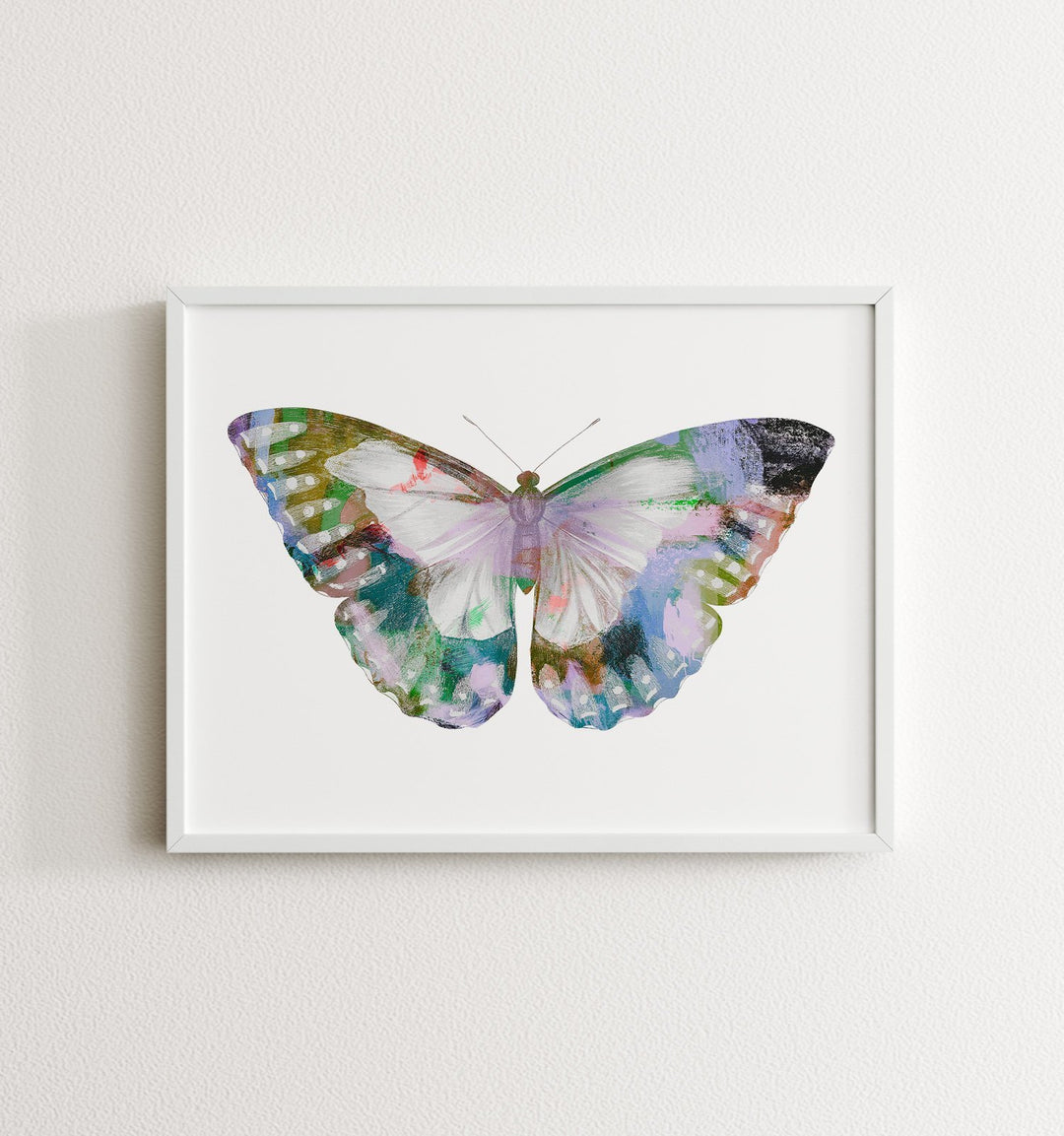 Butterfly Artwork Set of 6 Horizontal