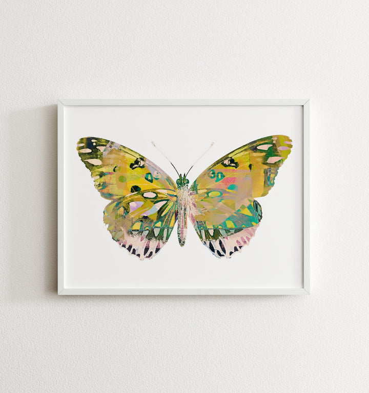 Butterfly Art Prints Set of 6 Girl Room Decor