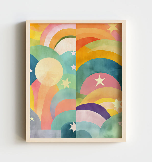 Rainbow Abstract No. 5