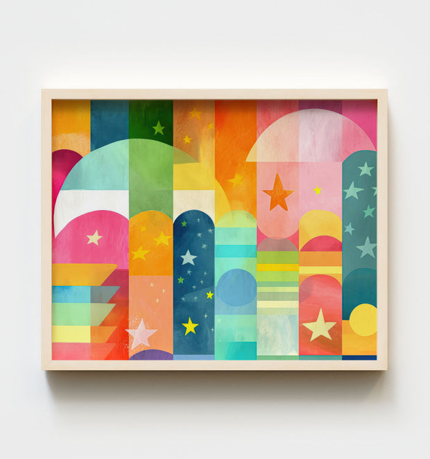 Rainbow Abstract No. 6