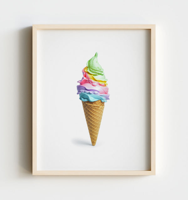 Rainbow Ice Cream