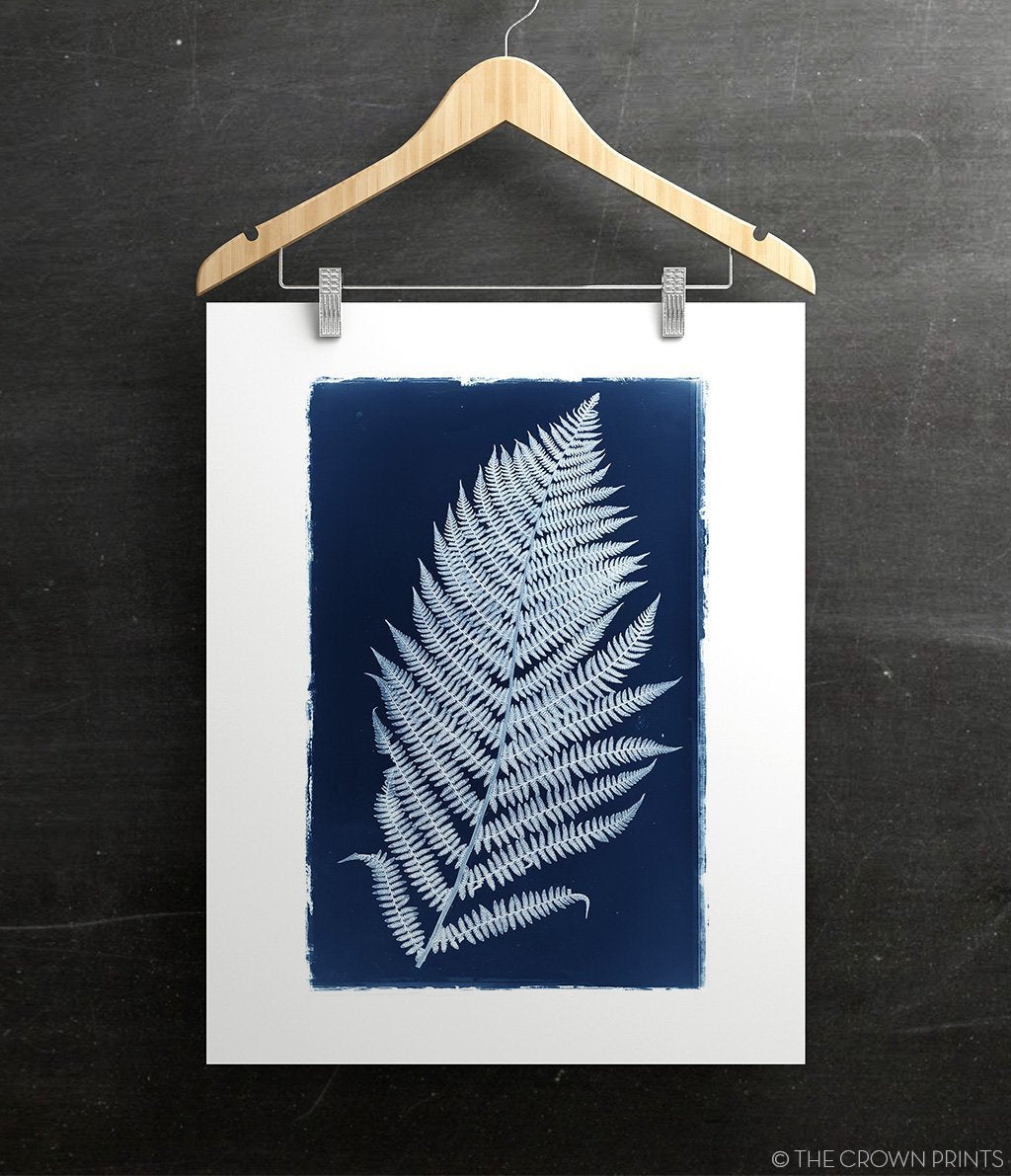 Botanical Cyanotype Print No. 3 - The Crown Prints