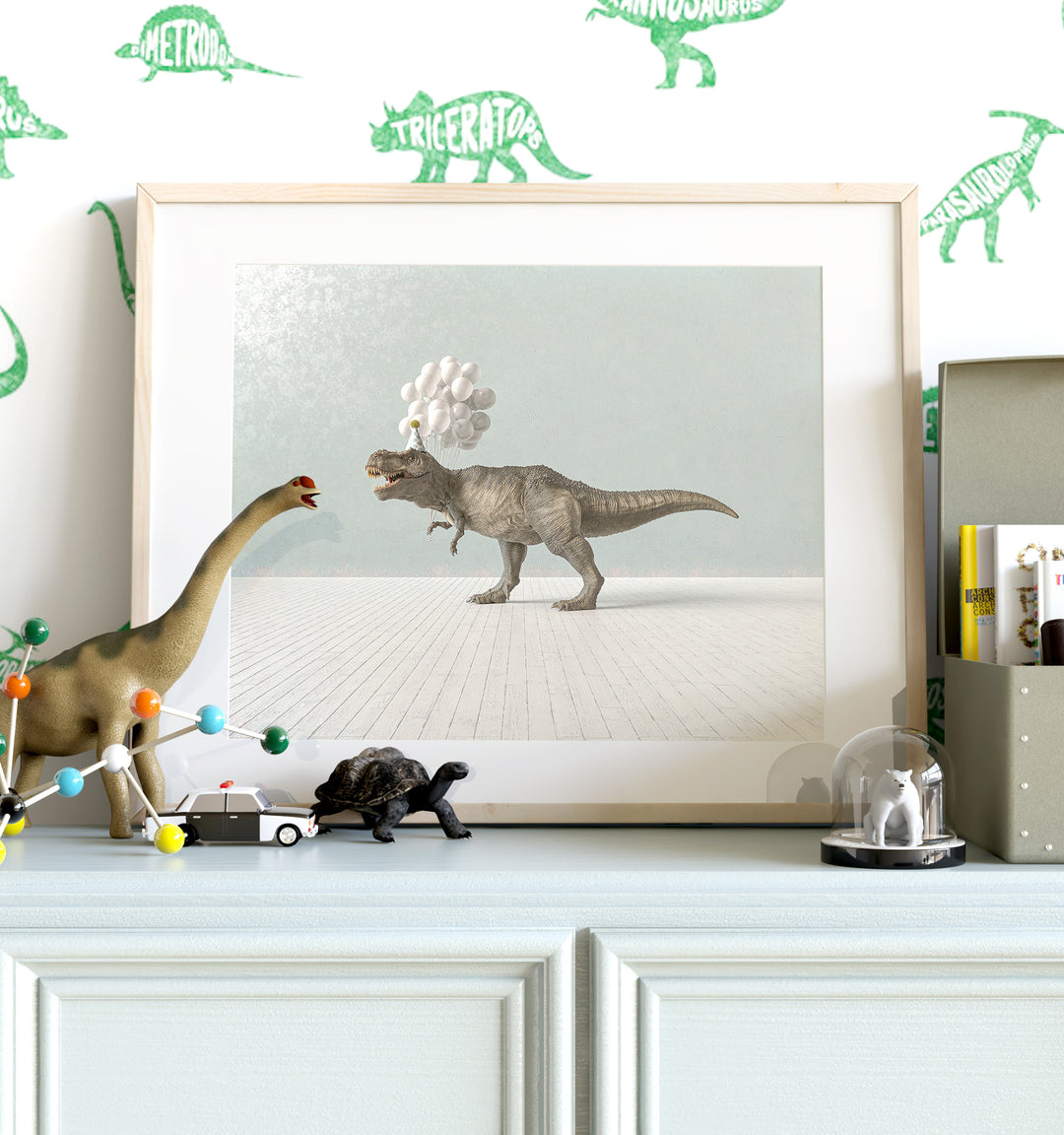 Tyrannosaurus Rex Party Animal Art Print