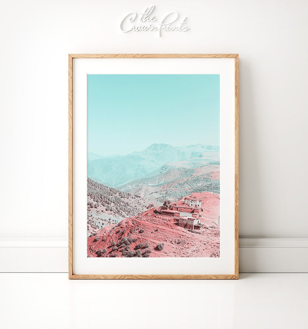Scenes from Morocco No. 2 - Atlas Mountains - The Crown Prints