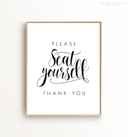 Please Seat Yourself Bathroom