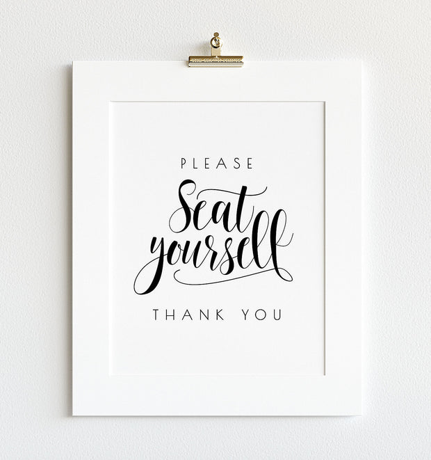 Please Seat Yourself Bathroom