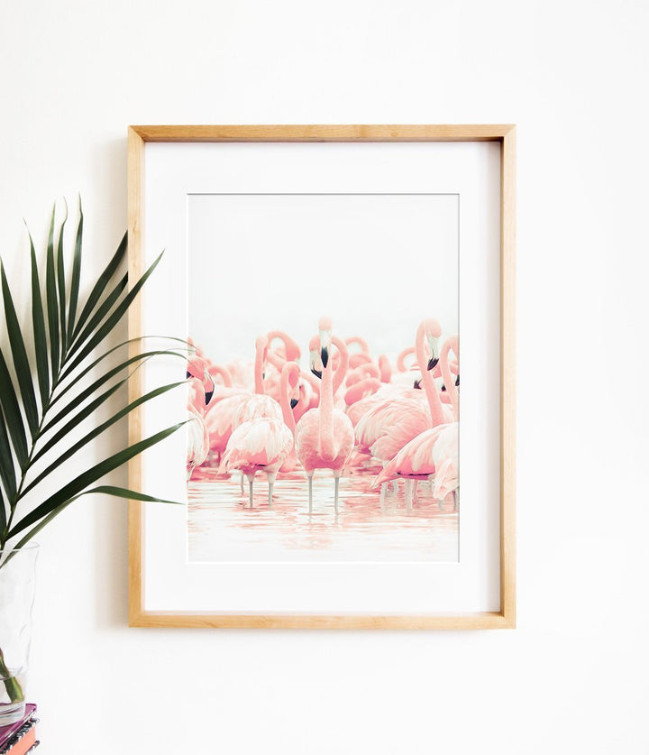 Pink Flamingos Print - The Crown Prints