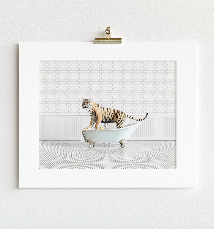 Animals in Bathtubs - Mix and Match Horizontal