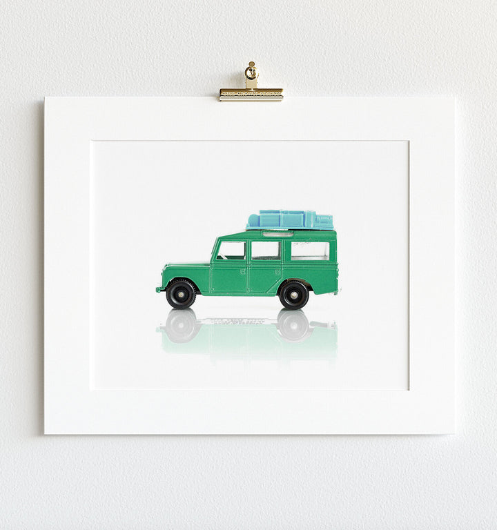 Toy Cars Collection Horizontal Art Prints for Boy's Room
