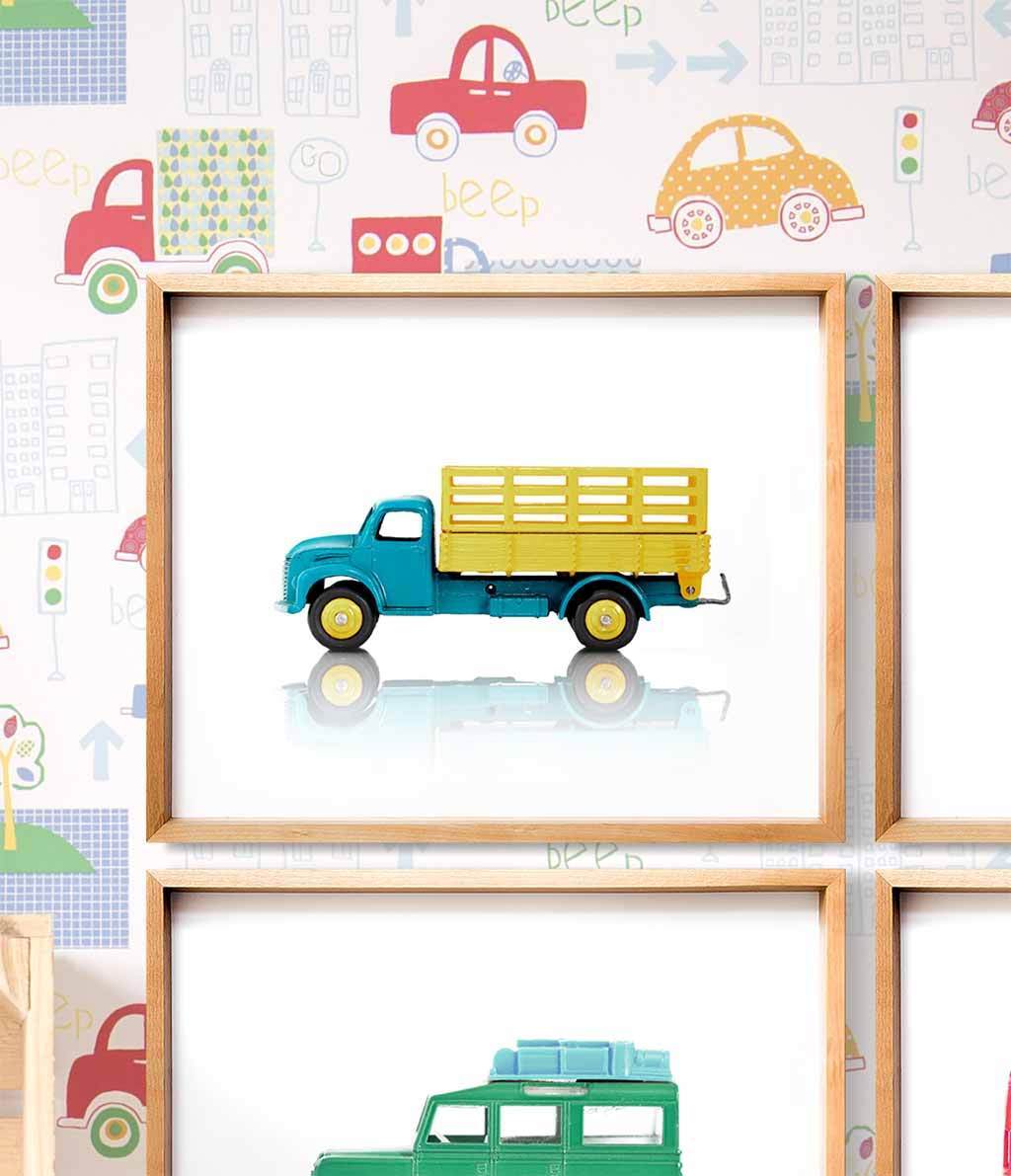 Toy Car: Dodge Truck Print - The Crown Prints