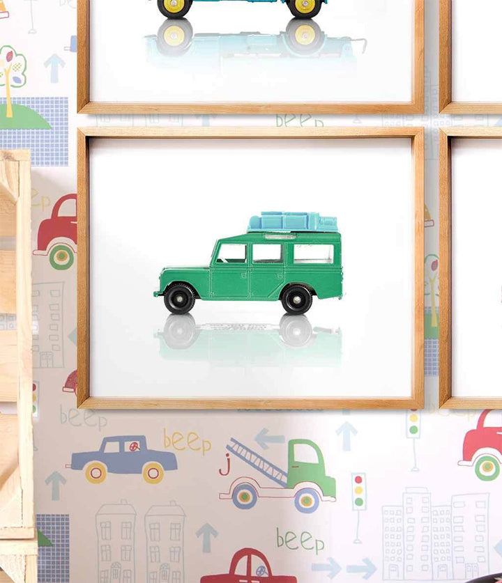 Toy Car: Land Rover Print - The Crown Prints