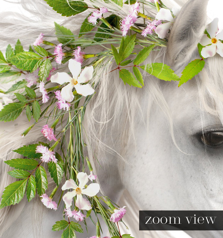 Horse with Flower Crown